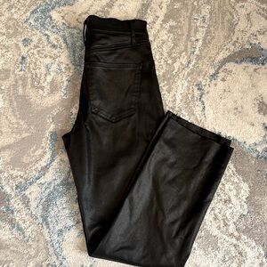 Express Faux Leather High Rise Modern Straight Pant. Women’s size 0S.